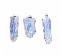 3PCS Decorative Kyanite Stone Pendants Lightweight Natural Jewelry Making Supplies for Creative Minds