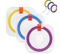 3PCS Dental Polishing Strip,Teeth Sanding Grinding Tool,Teeth Whitening Strips,Dental Tools,Tooth File for Sharp Teeth,Dental Polishing Strips,Helpful for Dental Care (Yellow, Blue, Purple)