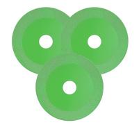 3Pcs Diamond Cutting Disc Saw Blade, 115x15x22.23mm Green Professional Glass Cutting Disc, Cutting Disc Precise Cutting Saw Blades for Cutting and Grinding Tiles, Glass, Ceramics and Marble