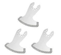 3Pcs Diamond Oscillating Tool Blade, Multi Tool Diamond Grout Removal Blade for Removing Grout, Cleaning Mortar
