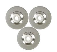 3Pcs Diamond Sharpening Wheel 100mm 400/600/800 Emery Disc Abrasive Angle Grinding Sharpener Wheels(400 Grit 3pcs)