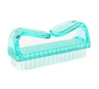 3Pcs Different Kinds of Fingernail brush with Plastic Handle Nail brush for cleaning Fingernails - Easy to use Nail Scrub brush - Nail Cleaner Nail brushes for Hands Feet(green)