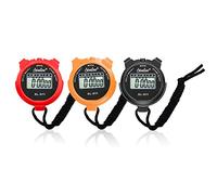 3Pcs Digital Stopwatch, Digital Sport Stopwatch Timer Large Display Shockproof Stopwatch Training Timer Outdoor Digital Calendar Alarm Clock Watch Stopwatch For Coach For Training Swimming Running