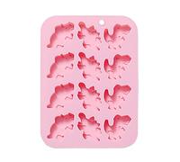 3Pcs Dinosaur Sugar Silicone Cake Molds Vegetable Candy Cookie Mold Chocolate Ice Block French Dessert Cake Decorations Dinosaur Cookie Silicone Mold for Fondant
