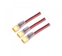 3PCS DIY RC Drone 35V 560UF Capacitor Amass XT60 Male Plug Connector Compatible With 2-6S ESC Power Supply Line 12AWG Wire(WIRE LENGTH 100MM)