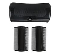 3Pcs Dog & Cat Grooming Brush Set - Dual-Sided Deshedding Tool for Shedding Control, Plastic Pet Groomi Brush for Long Short Hair, Gentle Detangling & Flea Removal