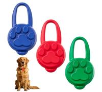3PCS Dog Collar Light for Night, Silicone LED Pet Tag Light-up Pendant, Safety and Comfortable 3 Modes Light Dog Collar for Night Dark Walking Running Camping Outdoor Puppy Pet, Red, Green, Blue
