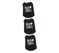 3pcs Dog Cotton Vest Dog Vests for Small Dogs Cat Letter Shirt Party Dog Clothes Dog Tops for Small Dogs Sweater Top Pet