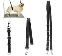 3PCS Dog Grooming Arm, Dog Grooming Loop Retractable Adjustable Groomers Helper with D-Rings, Quick Release Leash, Arm Extender for Dogs Hair Cutting Washing