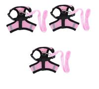 3pcs Dog Harness Vest Pet Leash Cat Escape Harness Puppy Turtle with Lid Belt Leash for Dog Walking Harness for Puppies