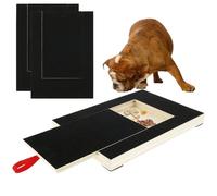 3Pcs Dog Nail Scratch Board with Treat Box Dog Nail Scratchboard Wooden Puppy File Board Scratchboard for Fingernail with 2 Replacement Sandpaper Scratching Boards Puppy Fingernail Grinding Pad (3pcs)