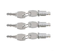 3Pcs Door Lock With Keys Set For Land Rover, For Defender 90/110 / 130, MTC6504 Replacement Door Lock Set, Automotive Door Lock Switches