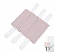 3pcs Door Stopper with Elastic Strap, Protector Oxford Cloth for Doors | Soft Wall Impact Buffering, Quiet Closing Support, Helps Prevent Lockouts, Suitable, Pets, Nurseries and Rental Random Color