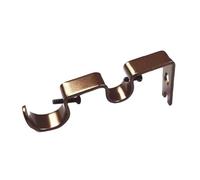 3Pcs Double Hang No-Drill Window Brackets - Shower Curtain Rod Holder with Multi-Purpose Hooks(Color 3)