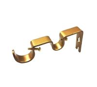 3Pcs Double Hang No-Drill Window Brackets - Shower Curtain Rod Holder with Multi-Purpose Hooks(Color 4)