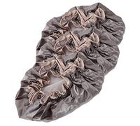 3pcs Double Layer Waterproof Shower Cap Bath Caps Hat for Women Girl Hat Hat Silk Shower Cap Thick Hair Caps Shower Caps for Lady Bonnet Peva Travel Take a Bath Swimming Cap (Grey 24.5x24.5x0.6cm)