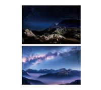 3pcs Double-sided Camera Take Photo Background Paper For Studio Photography Props Tabletop Backdrops Board Shoot Accessories for Photoshoot(Dark blue)