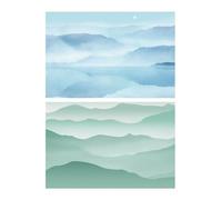 3pcs Double-sided Camera Take Photo Background Paper For Studio Photography Props Tabletop Backdrops Board Shoot Accessories For Product(Blue)
