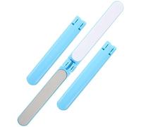 3pcs Double Sided Metal Nail File Folding Portable Manicure Tool