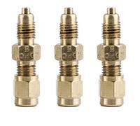 3PCS DPC-Type Brass Oil Flow Metering Unit 1 Way Check Valve Distributor Separator Tube Pipe Fitting Adapter for Lubrication System(Dpc-2 Set)