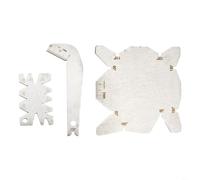 3Pcs Drill Bit Angle Gauge Stainless Steel Tool Set for Accurate Drill Sharpening Angle Measurement and Thread Cutting Angle Verification