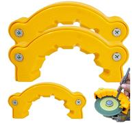 3PCS Drill Bit Sharpener, 4, 5, 6, 8, 10, 12mm Drill Bit Sharpening Jig, Plastic Angle Grinder Sharpener, Portable Angle Grinder Attachments for Grinding Bits