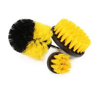 3pcs Drill Cleaning Brush Power Scrubber Scrub Bit Tile Grout Cleaner Diameter 2" 3.5" 4"