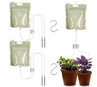 3Pcs Drip Irrigation Bag, 6.5L Plant Watering Device with Flow Control