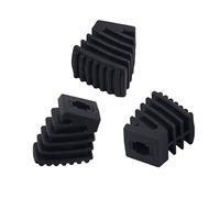 3Pcs Drum Rack Stand Rubber Feet Drum Leg Protectors Antislip Rubber Drum Feet Drum Percussion Replacement Parts