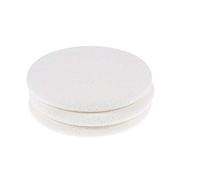 3Pcs Dry/Wet Face Facial Makeup Powder Puff Round Pads White Professional process
