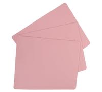3pcs Dual-Sided PU Leather Nightstand Pad 12x9 Inch Heat Resistant | Non-slip Bedside Table Cover with High Density Backing, Easy Wipe Clean, for Bedroom and Workstation Desks