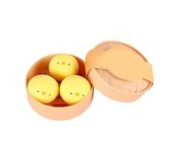 3Pcs Dumpling Squishies, Handmade Pressure Relief Balls, Dumpling Squishy Big Bun, Squeeze Dough Ball Stress Relief Fidget for Anxiety Relief Fidget (A)