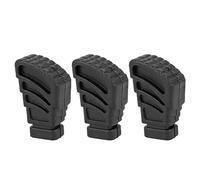3Pcs Durable Non-Slip Drum Rubber Feet Replacement for Bass & Snare Stands, Versatile Black Percussion Pads - Compatible with K&M 107, Music Stands, Cymbals & Thrones
