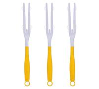3pcs Duster Handle, Detachable Duster Refills Stick Pole Replacement Plastic Extended Mop Extension Handles Only,Wand Grip for Easy Cleaning (Yellow)