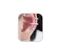 3Pcs Ear Cuffs Non Piercings, Teen Gifts Trendy Stuff Gold Silver Clip On Cuff Earrings Set Gifts for Teens Women Fashion Jewelry, Gold Plated, Cubic Zirconia