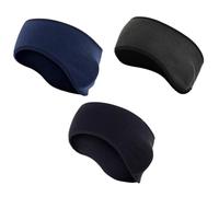 3Pcs Ear Warmer Headband, Fleece-Lined Winter Headband with Ear Warmers for Running, Winter, Moisture-Wicking, for Men and Women