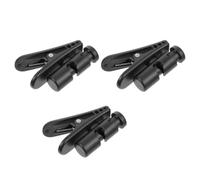 3pcs Earphone Clip Black Abs PC Headphone Wire Clamp | Portable Wear-resistant Design, Suitable for Walking and Hiking, Compact Cord Holder Stick