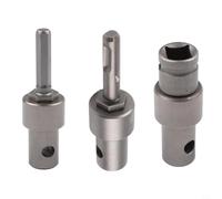 3PCS Earth Auger Adapter for for sds Plus Hex Shank for Drill