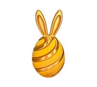 3PCS Easter Spiral Decompression Rabbit Egg, Easter Fidget Toys, Easter 3D Printing Mystery Bunny Egg Fidget Toy, 3D Printed Spiral Cone Bunny Fidget Toy, Cute Bunny Sensory Fidget Toys (1pcs-I)