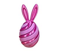 3PCS Easter Spiral Decompression Rabbit Egg, Easter Fidget Toys, Easter 3D Printing Mystery Bunny Egg Fidget Toy, 3D Printed Spiral Cone Bunny Fidget Toy, Cute Bunny Sensory Fidget Toys (1pcs-B)