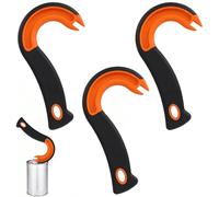 3Pcs Easy Open Ring Pull Can Opener, Hook Can Opener Pull Tab with Ergonomic Grip, Jar Lid Lifter Tool for Weak Hands & Limited Dexterity