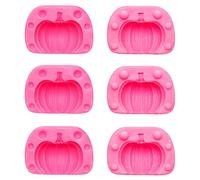 3PCS Easy Release Silicone Pumpkin Mold, Halloween Baking Chocolate Candy