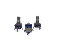 3pcs EC12 encoder potentiometer without switch, 12 positioning numbers, 12 pulse shafts, long threads, 12mm flower stems
