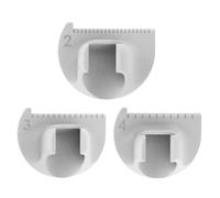 3pcs Edge Sewing Needle Finger Ruler - Measuring Gauge Templates Thumb Ruler Guide For Quilting Hemming Crafts, Leather Stitching Aids Tool Kit For Equal Stitches