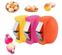 3PCS Egg Shell Opener, 2026 New Egg Cracker Tool for Raw Eggs,Handheld Egg Seperator Tool for Baking, Scrambled Eggs & Omelets,Home Kitchen Gadgets to Quickly Cut Eggshells