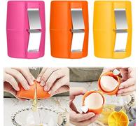 3Pcs Egg Shell Opener, 2026 New Egg Cracker Tool for Raw Eggs, Hard Boiled Egg Peeler Egg Cube Egg Separator Handheld, Stainless Steel Eggshell Breaker Egg Shell Cutter Kitchen Gadgets