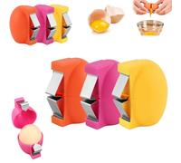 3PCS Egg Shell Opener, 2026 Upgrade Egg Peeler for Raw Eggs, Multifunctional Cracker Tool Cutter, Handheld Eggs Breaker and Separator for Cooking Camping Kitchen Gadgets