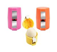 3PCS Egg Shell Opener CHUNLINLAODA- Easy Egg Cracker Egg Opener Tool Egg Cracker Tool Portable Egg Shell Remover Handheld Egg Cracking Tool Eggshell Separator Tool for Kitchen Gadgets (1 Set)