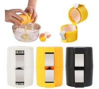 3Pcs Egg Shell Opener, Steel Egg Peeler Set, Handheld Egg Cracker Separator, Easy No-Mess Hard-Boiled & Raw Egg Opener Tool for Home Dorm Kitchen