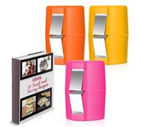 3PCS Egg Shell Opener Tool for Hard-Boiled & Raw Eggs - Egg Cracker, Peeler, Separator, Slicer - Stainless Steel Eggshell Remover, Egg Cutter, Opener, Topper, Piercer, Easy to Use